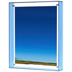 Sodial 8.5x11 Picture Frame, Stunning Color Acrylic Floating Photo Frame8236 Sodial 8.5x11 Picture Frame, Stunning Color Acrylic Floating Photo Frame8236