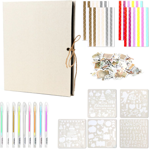 Does Not Apply Diy Photo Album, 20.5 X 20.5 Cm, Linen Photo Album With 60 White Pages, Blank Kr Does Not Apply Diy Photo Album, 20.5 X 20.5 Cm, Linen Photo Album With 60 White Pages, Blank Kr