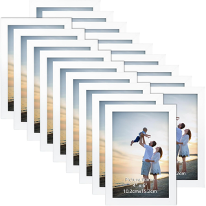 Does Not Apply 18-Pack 6x4 Photo Frame, Slim White 6x4 Picture Frames, Elegant Design For Wall Does Not Apply 18-Pack 6x4 Photo Frame, Slim White 6x4 Picture Frames, Elegant Design For Wall