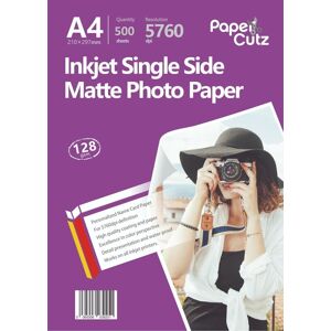 Papercutz A4 Single Sides Matte Inkjet Photo Paper Inkjet 128gsm 500 Sheet Wholesale Papercutz A4 Single Sides Matte Inkjet Photo Paper Inkjet 128gsm 500 Sheet Wholesale