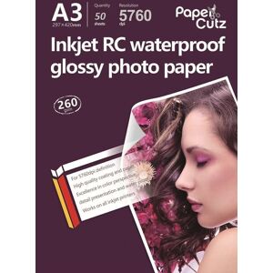 Papercutz Worldwide A3 Gloss Inkjet Photo Paper 260gsm - 500 Sheets - Wholesale Papercutz Worldwide A3 Gloss Inkjet Photo Paper 260gsm - 500 Sheets - Wholesale
