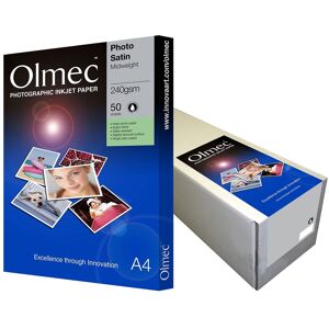 Olmec Olm-064 Photo Satin Inkjet Printer Paper 260gsm A4 Size (50 Sheets) Olmec Olm-064 Photo Satin Inkjet Printer Paper 260gsm A4 Size (50 Sheets)