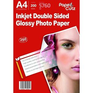 Papercutz A4 260gsm Inkjet Gloss Double Sides Thick Photo Paper - Wholesale Papercutz A4 260gsm Inkjet Gloss Double Sides Thick Photo Paper - Wholesale