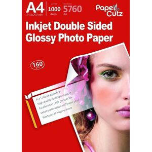 Papercutz A4 160gsm Inkjet Double Sides Gloss Photo Paper - Wholesale Papercutz A4 160gsm Inkjet Double Sides Gloss Photo Paper - Wholesale