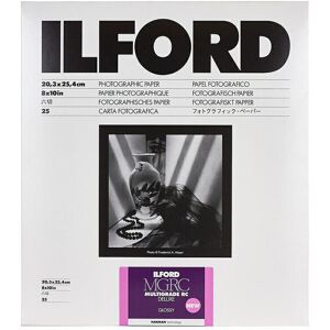 Ilford Multigrade V Rc Deluxe Glossy - 8x10 Darkroom Printing Paper - 25 Sheets Ilford Multigrade V Rc Deluxe Glossy - 8x10 Darkroom Printing Paper - 25 Sheets
