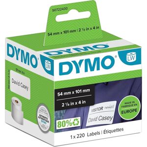 Dymo Authentic Labelwriter Large Shipping Labels/name Badges 54 Mm X 1 Roll Dymo Authentic Labelwriter Large Shipping Labels/name Badges 54 Mm X 1 Roll
