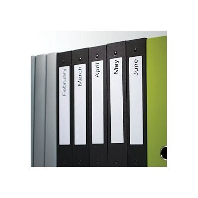 Dymo 99018 25mm X 54mm Small Lever Arch Labels Black On White Dymo 99018 25mm X 54mm Small Lever Arch Labels Black On White