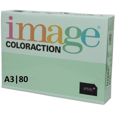 Coloraction - A3 80g - Forest Pastel Green - Copier paper Coloraction - A3 80g - Forest Pastel Green - Copier paper
