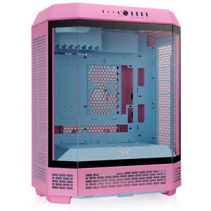 Thermaltake The Tower 600, Pink, Mid Tower Chassis W/ Tempered Glass Window, 2x Thermaltake The Tower 600, Pink, Mid Tower Chassis W/ Tempered Glass Window, 2x