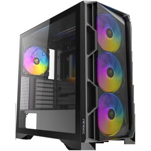 Antec Ax-1000 E-Atx Mid Tower Tempered Glass Gaming Case Atx - Black - 4 Argb Fa Antec Ax-1000 E-Atx Mid Tower Tempered Glass Gaming Case Atx - Black - 4 Argb Fa