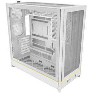 Montech Hs01 Mid Tower Chassis, White, Reversible Layout, 2x Usb 3.0, 1x Usb-C, Montech Hs01 Mid Tower Chassis, White, Reversible Layout, 2x Usb 3.0, 1x Usb-C,