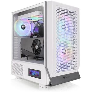 Thermaltake Ceres 300 Tg Argb Mid Tower Case 2x 140mm Argb Fans, 1x 140mm- White Thermaltake Ceres 300 Tg Argb Mid Tower Case 2x 140mm Argb Fans, 1x 140mm- White