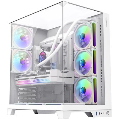 Game Max Gamemax Infinity Plus Mid Atx White Gaming Pc Case Full Tempered Glass Panels Game Max Gamemax Infinity Plus Mid Atx White Gaming Pc Case Full Tempered Glass Panels
