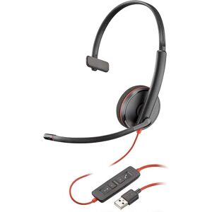 Plantronics Poly Blackwire C3210 Wired Headset Head-Band Usb Type-A Black 209744-201 Plantronics Poly Blackwire C3210 Wired Headset Head-Band Usb Type-A Black 209744-201