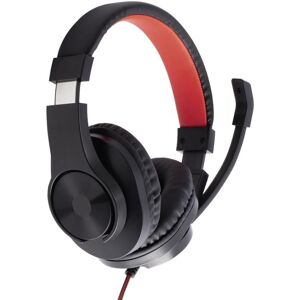 Hama - Hs-Usb400 Stereo Office Usb Headset, Black / Red Hama - Hs-Usb400 Stereo Office Usb Headset, Black / Red