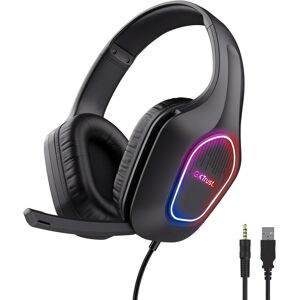 Trust Gaming Gxt 419 Rayne Lightweight Gaming Headset For Pc/console, Usb-Power Trust Gaming Gxt 419 Rayne Lightweight Gaming Headset For Pc/console, Usb-Power