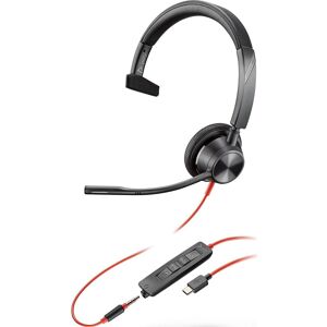 HP Plantronic Blackwire 3315 Wired Single Ear Mono Usb-A Headset With Boom Mic Poly HP Plantronic Blackwire 3315 Wired Single Ear Mono Usb-A Headset With Boom Mic Poly