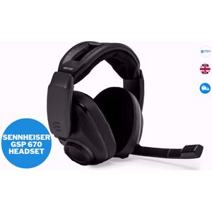 Epos Sennheiser Gsp 670 Wireless Gaming Headset Noise-Cancelling Mac Pc Ps Phone Epos Sennheiser Gsp 670 Wireless Gaming Headset Noise-Cancelling Mac Pc Ps Phone