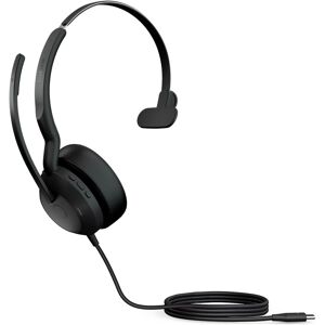 Jabra Evolve2 50 Stereo Usb-C Wired On-Ear Headset Ms Teams Black 25089-889-899 Jabra Evolve2 50 Stereo Usb-C Wired On-Ear Headset Ms Teams Black 25089-889-899