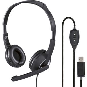 Hama Pc Office Usb Headset Stereo Earphones With Boom Microphone Micro Laptop Hama Pc Office Usb Headset Stereo Earphones With Boom Microphone Micro Laptop
