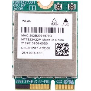 Sodial 3x(Wifi 6e Mt7922 M.2 Card 5374mbps Bluetooth 5.2 Adapter 802.11ax 24074 Sodial 3x(Wifi 6e Mt7922 M.2 Card 5374mbps Bluetooth 5.2 Adapter 802.11ax 24074