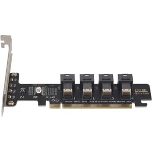 Sodial 2x(Ngff Pci-E 16x To 4 Ports U.2 Nvme Split Expansion Card Sff-8639/86439834 Sodial 2x(Ngff Pci-E 16x To 4 Ports U.2 Nvme Split Expansion Card Sff-8639/86439834