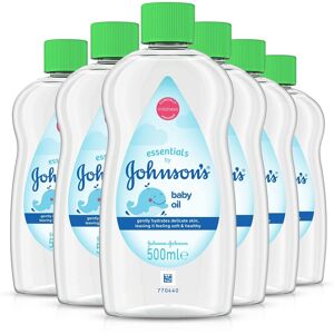 6x Johnsons Baby Oil With Aloe Vera 500ml 6x Johnsons Baby Oil With Aloe Vera 500ml