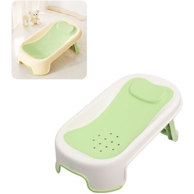 Green Baby Bather With Mesh Holes Non Slip Infant Bathtub Support Newborn S Sg Green Baby Bather With Mesh Holes Non Slip Infant Bathtub Support Newborn S Sg
