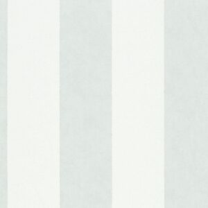 34410 - Flora Thick Stripe White Green Galerie Wallpaper 34410 - Flora Thick Stripe White Green Galerie Wallpaper