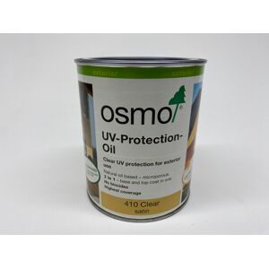 Osmo Uv-Protection Oil 410 Clear Satin 750ml Exterior Timber Wood Finish 0.75l Osmo Uv-Protection Oil 410 Clear Satin 750ml Exterior Timber Wood Finish 0.75l
