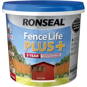 Paint Fence Red Cedar Ronseal Rslflpprc5l 5 Litre Fence Life Plus Paint Paint Fence Red Cedar Ronseal Rslflpprc5l 5 Litre Fence Life Plus Paint