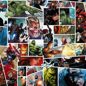 Komar Marvel Comics Wallpaper Roll 53cm X 10m Children Kids Bedroom Avengers Collage Komar Marvel Comics Wallpaper Roll 53cm X 10m Children Kids Bedroom Avengers Collage
