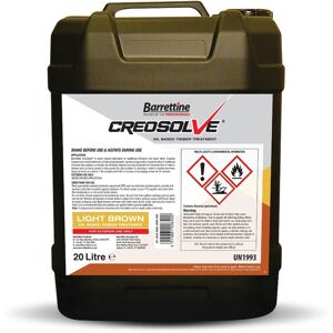 Barrettine Creosolve Light Brown Timber Treatment Creocote Creosote Sub 20l Barrettine Creosolve Light Brown Timber Treatment Creocote Creosote Sub 20l