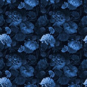 Funstick 44.5cmx9m Dark Blue Floral Wallpaper Self Adhesive Navy Blue Furniture Funstick 44.5cmx9m Dark Blue Floral Wallpaper Self Adhesive Navy Blue Furniture