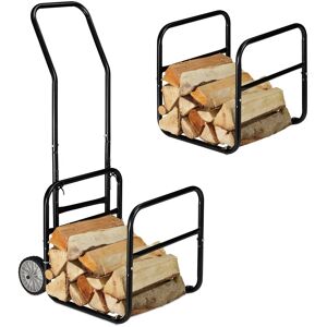Relaxdays Firewood Holder Cart Log Carrier Portable Firewood Trolley Log Transport Cart Relaxdays Firewood Holder Cart Log Carrier Portable Firewood Trolley Log Transport Cart