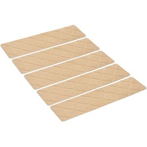 Metallixity 15pcs Non-Slip Stair Treads 8\" W 30\" L Polyester Fibre Indoor Carpet Mat Beige Metallixity 15pcs Non-Slip Stair Treads 8\" W 30\" L Polyester Fibre Indoor Carpet Mat Beige