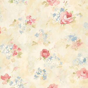 Ab42418 - Abby Rose 4 Morning Dew Faded Roses Pink Blue Cream Galerie Wallpaper Ab42418 - Abby Rose 4 Morning Dew Faded Roses Pink Blue Cream Galerie Wallpaper