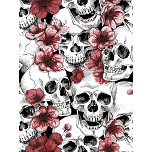 Does Not Apply Sugar Skull Floral Peel And Stick Wallpaper Red/black/white Vinyl Self-Adhesive Does Not Apply Sugar Skull Floral Peel And Stick Wallpaper Red/black/white Vinyl Self-Adhesive