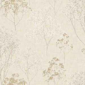 Fh37508 - Homestyle Flowering Trees Brown White Beige Galerie Wallpaper Fh37508 - Homestyle Flowering Trees Brown White Beige Galerie Wallpaper