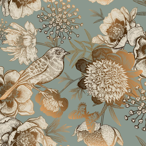 Does Not Apply Vintage Gold Floral Wallpaper Garden Bird Flower Peel And Stick Wallpaper For Be Does Not Apply Vintage Gold Floral Wallpaper Garden Bird Flower Peel And Stick Wallpaper For Be