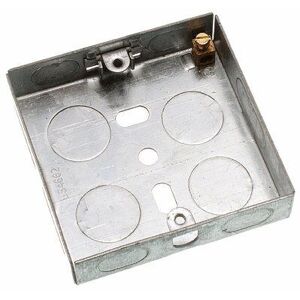 New 100 X Flush Metal Back Pattress Box 1 Gang Single 16mm - Onestopdiy - Hd New 100 X Flush Metal Back Pattress Box 1 Gang Single 16mm - Onestopdiy - Hd