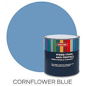 Protek Wood Stain And Protect 2.5l - Cornflower Protek Wood Stain And Protect 2.5l - Cornflower