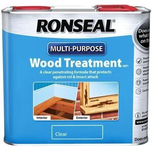 Ronseal Multi Purpose Wood Treatment - Rot And Insect Protection - 2.5l Ronseal Multi Purpose Wood Treatment - Rot And Insect Protection - 2.5l