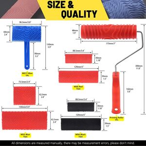 Rubber Wood Graining Tool Handheld Wood Texture Pattern Roller For Wall Fl Rubber Wood Graining Tool Handheld Wood Texture Pattern Roller For Wall Fl