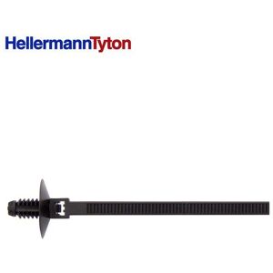 100 X Hellermanntyton Cable Ties Black - Fir Tree Mounting - 165mm X 5mm - Ect25 100 X Hellermanntyton Cable Ties Black - Fir Tree Mounting - 165mm X 5mm - Ect25