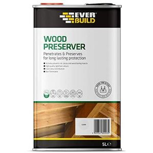 Everbuild New Evbljcr05 Quick Drying Long Lasting Wood Preserver Clear 5 Litre Uk Everbuild New Evbljcr05 Quick Drying Long Lasting Wood Preserver Clear 5 Litre Uk