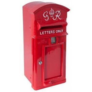 Black Country Metal Works Royal Red Wall Mounted Curved Top Slim G.R Royal Mail Style Post Box Letter Box Black Country Metal Works Royal Red Wall Mounted Curved Top Slim G.R Royal Mail Style Post Box Letter Box
