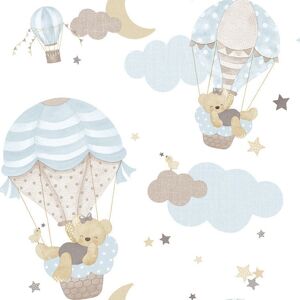 14816 - Little Explorers 2 Hot Air Balloons Heavenly Grey Galerie Wallpaper 14816 - Little Explorers 2 Hot Air Balloons Heavenly Grey Galerie Wallpaper
