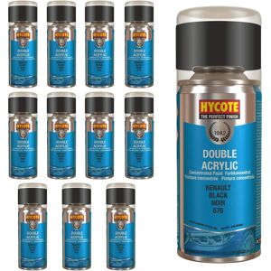 Hycote Colour Spray Paint Renault Black (Pearlescent) 150ml Fast Drying X12 Hycote Colour Spray Paint Renault Black (Pearlescent) 150ml Fast Drying X12