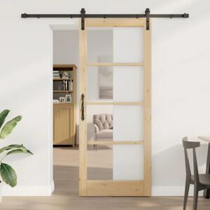 Sliding Door Orkdal Brown 86 X 211 Cm Solid Pine Wood Vidaxl Sliding Door Orkdal Brown 86 X 211 Cm Solid Pine Wood Vidaxl